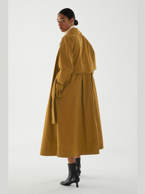 Organic Cotton Oversized Trench Coat