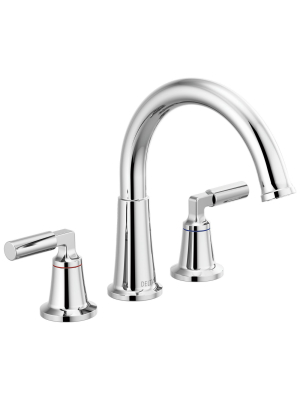 Delta Faucet T2748 Delta T2748 Bowery Deck Mounted Roman Tub Filler - Chrome