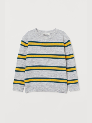 Fine-knit Wool-blend Sweater