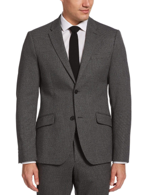 Slim Fit Stretch Textured Suit Jacket