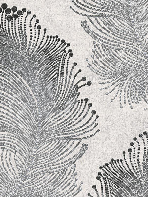 Baroque Floral Wallpaper In Metallic And Black Design By Bd Wall