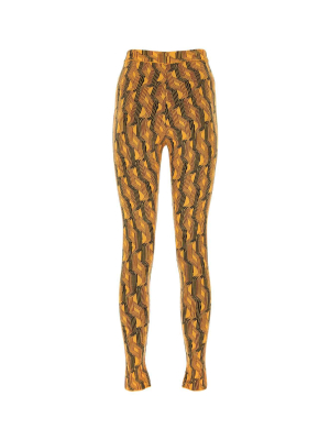 Prada Pattern Jacquard Leggings