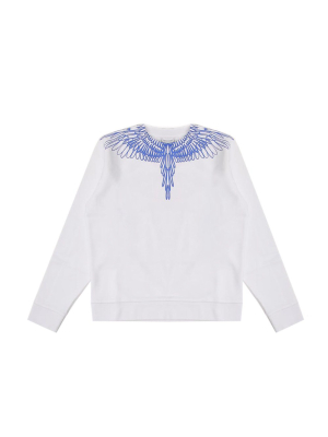 Marcelo Burlon County Of Milan Kids Wings Printed Sweatshirt