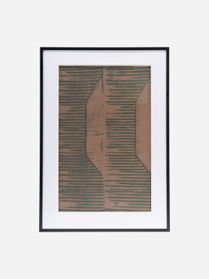 Fields Illustration W. Frame, Red/brown