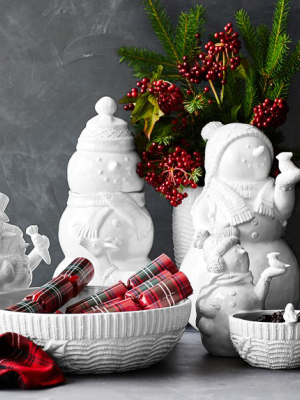 Snowman Stacking Cookie Jar