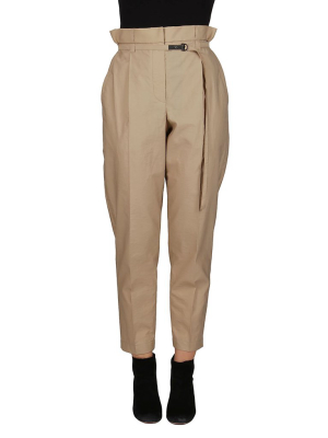 Brunello Cucinelli Belted High Waisted Pants