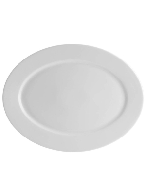 Vista Alegre Broadway White Medium Oval Platter