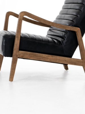 Chance Chair Dakota Black Leather