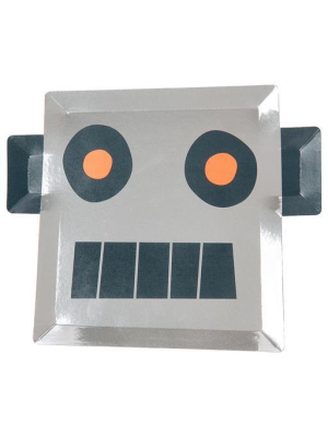 Meri Meri Robot Plate Lg S/8