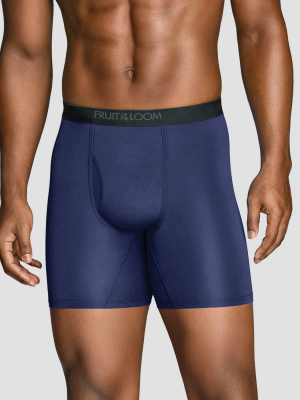 Fruit Of The Loom Men's Comfort Stretch Microfiber Boxer Briefs