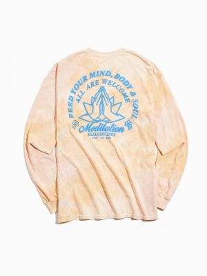 Meditation Center Tie-dye Long Sleeve Tee