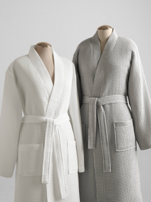 Relaxed Honeycomb Bath Robe - Cassadecor