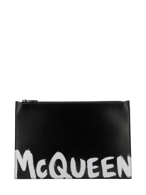 Alexander Mcqueen Graffiti Clutch Bag