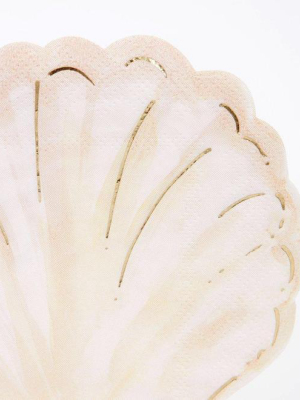 Watercolour Clam Napkins