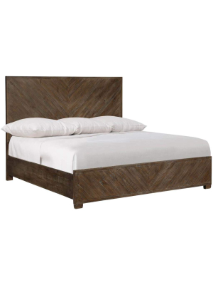 Fuller Panel Bed, Sable Brown