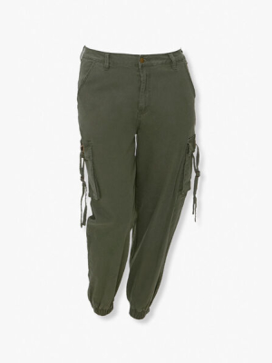 Plus Size Cargo Joggers