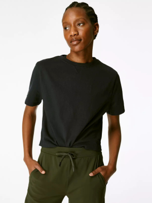 Sweaty Betty Boxy Tee - Black - Final Sale