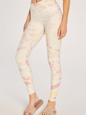 High Waisted Sunny 7/8 Legging | Sunny Tie Dye Print