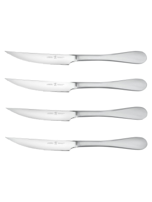 Henckels Mansion 4pc Stainless Steel Steak Knife Set