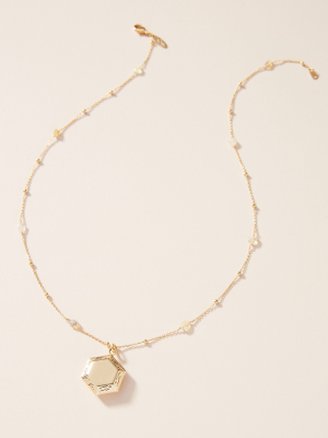 Uli Octagon Locket Necklace