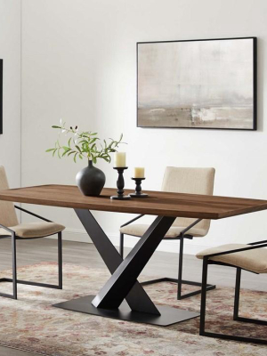 Scorpio Walnut Dining Table