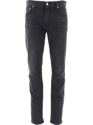 Alexander Mcqueen Mid-rise Denim Jeans