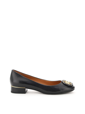 Tory Burch Multi-logo Block Heel Pumps