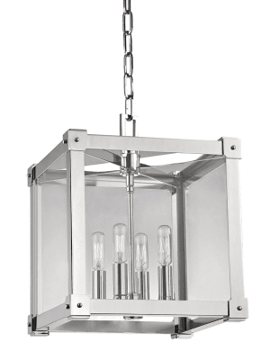 Forsyth 4 Light Pendant Polished Nickel