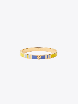 Kira Striped Enameled Bracelet