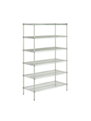 6 Tier Chrome Shelf Unit