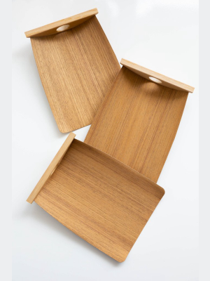 Four Design Natural Wood Dustpan