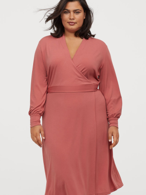 H&m+ Calf-length Wrap Dress