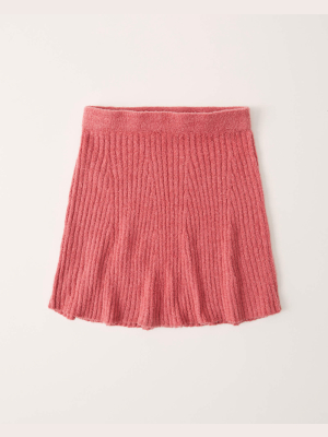 High Rise Sweater Skirt