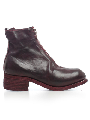 Guidi Pl1 Front Zipped Ankle Boots