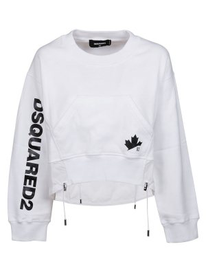 Dsquared2 D2 Leaf Active Crewneck Sweatshirt