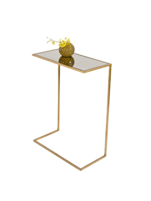 Rico Cigar Side Table Gold Leaf