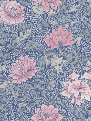 Morrissey Flower Wallpaper In Mixed Berry From The Sanctuary Collection By Mayflower Wallpaper