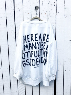 'endure It' Painted Sweatshirt