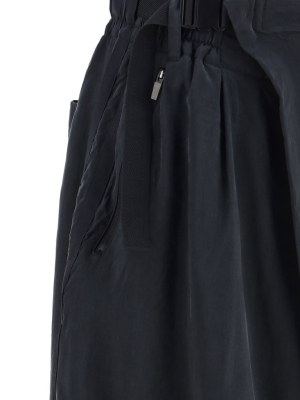 Y-3 Asymmetric Wide-leg Shorts