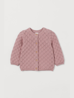 Pointelle Cardigan