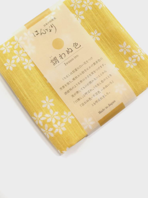 Japanese Handkerchief, Flowers, Iwanu-iro