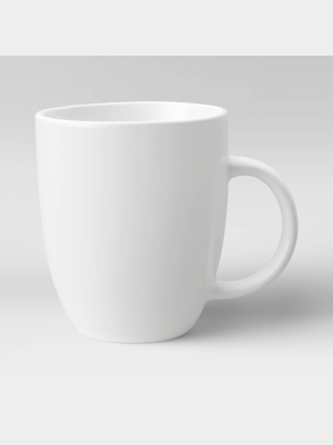 14oz Porcelain Coffee Mug White - Threshold™