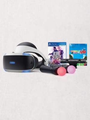 Playstation Vr Mega Blood And Truth And Everybody’s Golf Bundle