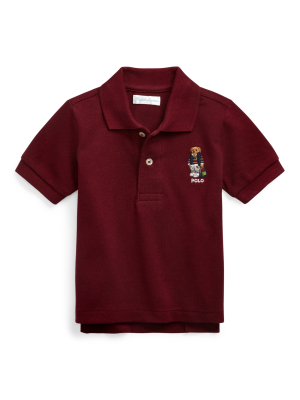 Polo Bear Cotton Mesh Polo