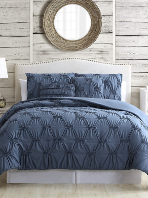 Modern Threads 5-piece Solid Textured Comforter Set Alanis.