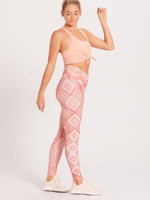 Kilim Barefoot Legging - Melon