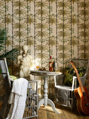 Havana Wallpaper In Taupe From The Wallpaper Compendium Collection By Mind The Gap