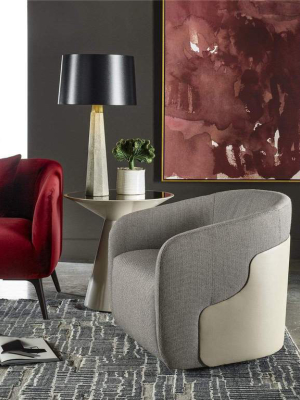 Alchemy Living Urbain Barcelona Swivel Chair - Gray