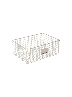 Mdesign Metal Wire Food Organizer Storage Bin