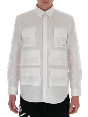 Givenchy Logo Multi-pocket Shirt